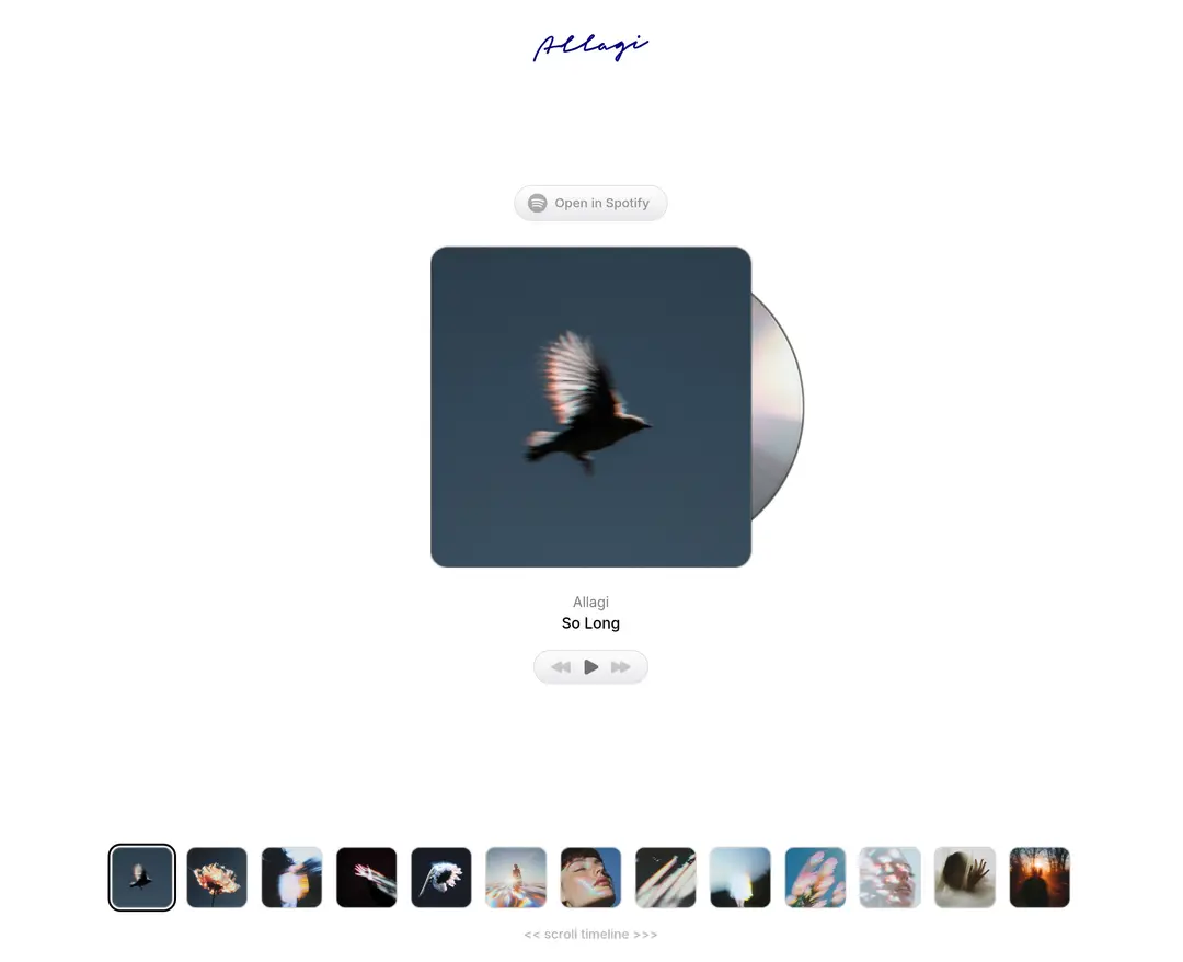 Allagi — 기타 콘텐츠 웹사이트 디자인 레퍼런스