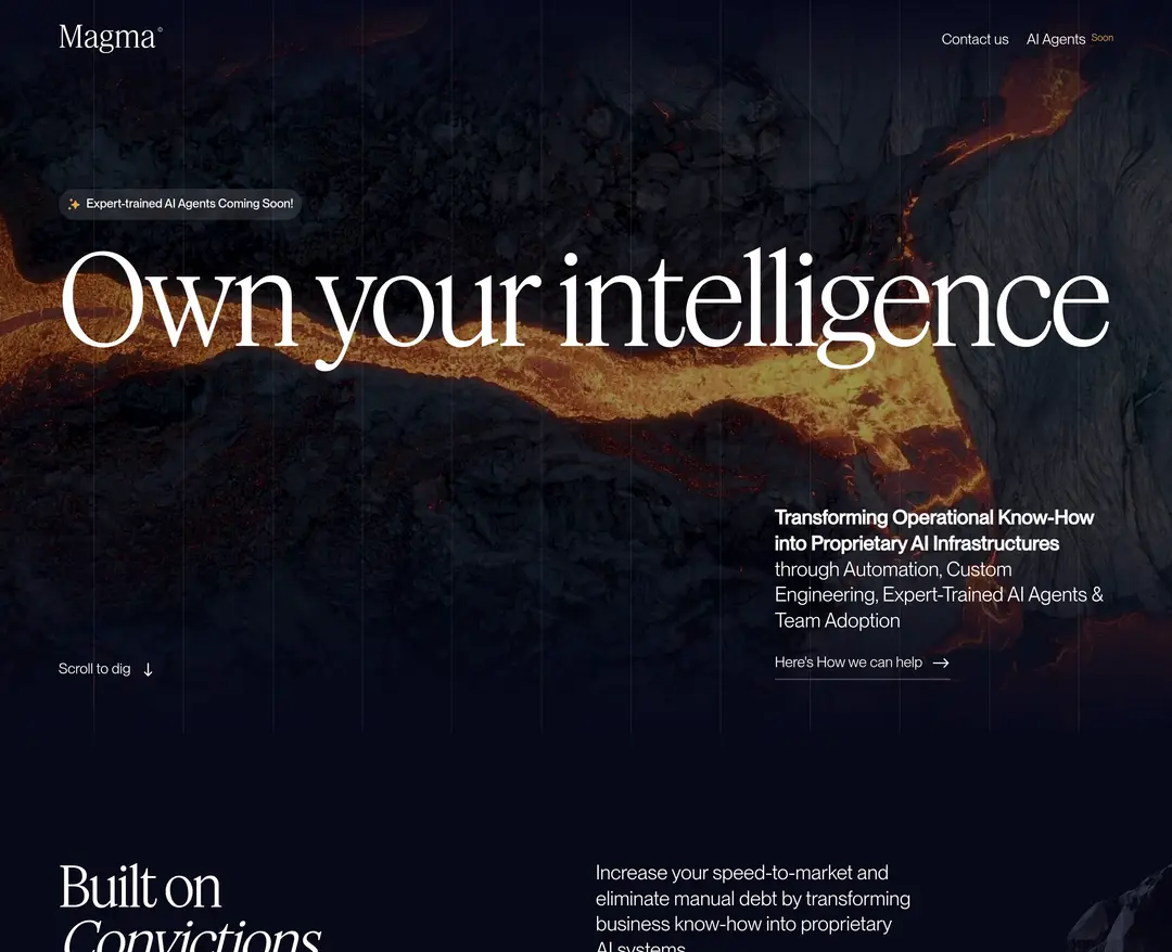 Magma — IT/스타트업 플랫폼 웹사이트 디자인 레퍼런스