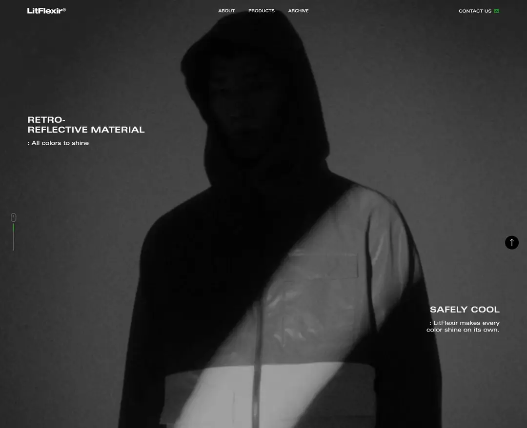 LitFlexir — 패션 소개 웹사이트 디자인 레퍼런스
