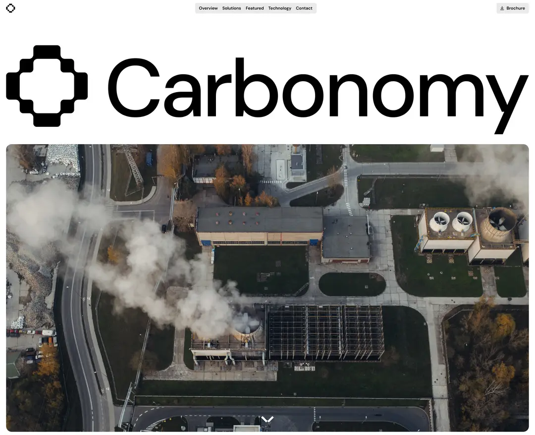 Carbonomy — IT/스타트업 플랫폼 웹사이트 디자인 레퍼런스
