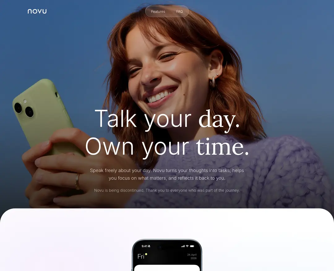 Novu — IT/스타트업 플랫폼 웹사이트 디자인 레퍼런스