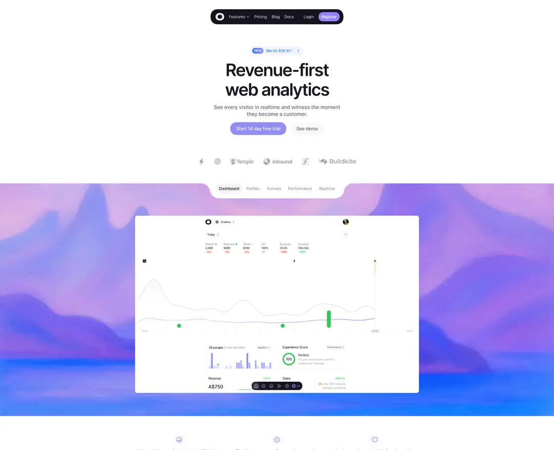 Visitors — IT/스타트업 플랫폼 웹사이트 디자인 레퍼런스