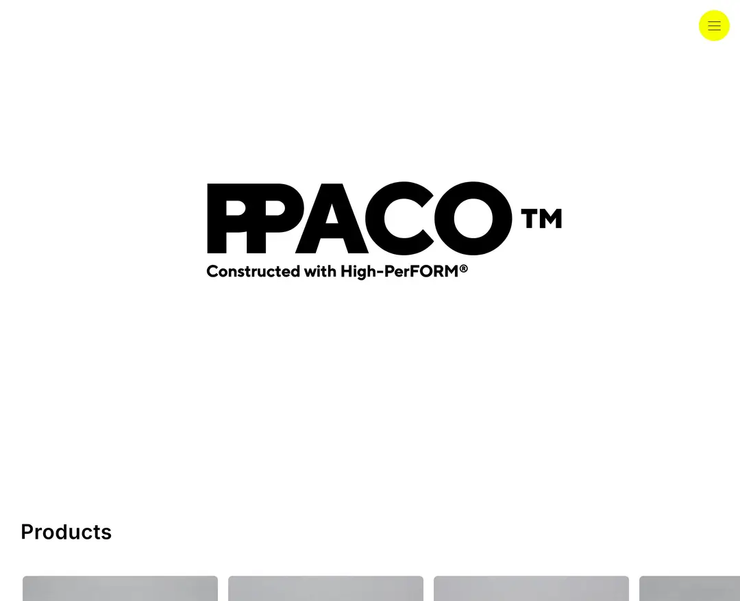 PPACO — 패션 쇼핑몰 웹사이트 디자인 레퍼런스