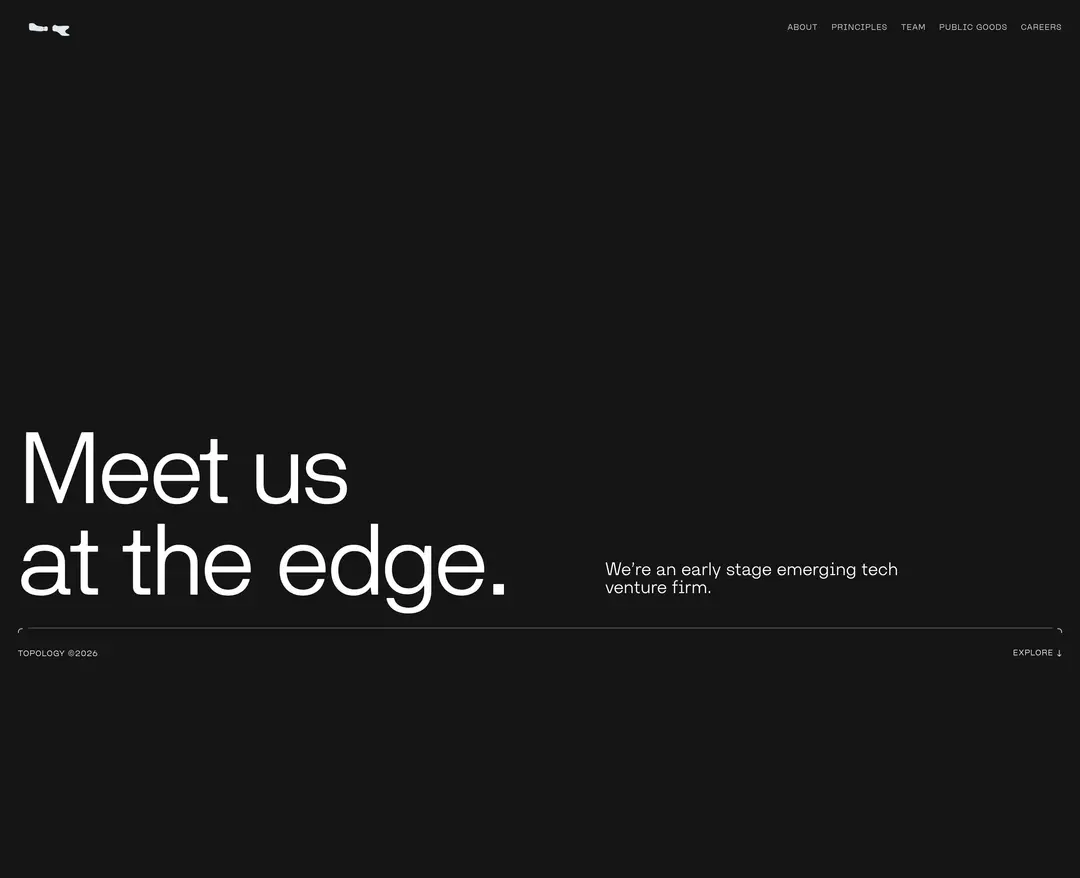 Topology — 금융/부동산 소개 웹사이트 디자인 레퍼런스