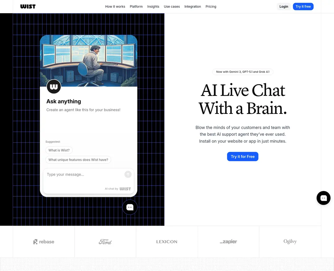 Wist — IT/스타트업 플랫폼 웹사이트 디자인 레퍼런스