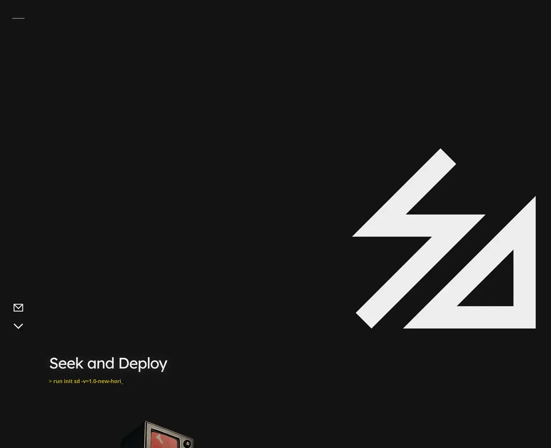 Seek and Deploy — 기타 포트폴리오 웹사이트 디자인 레퍼런스