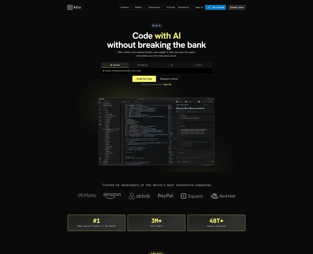 Kilo — IT/스타트업 플랫폼 웹사이트 디자인 레퍼런스