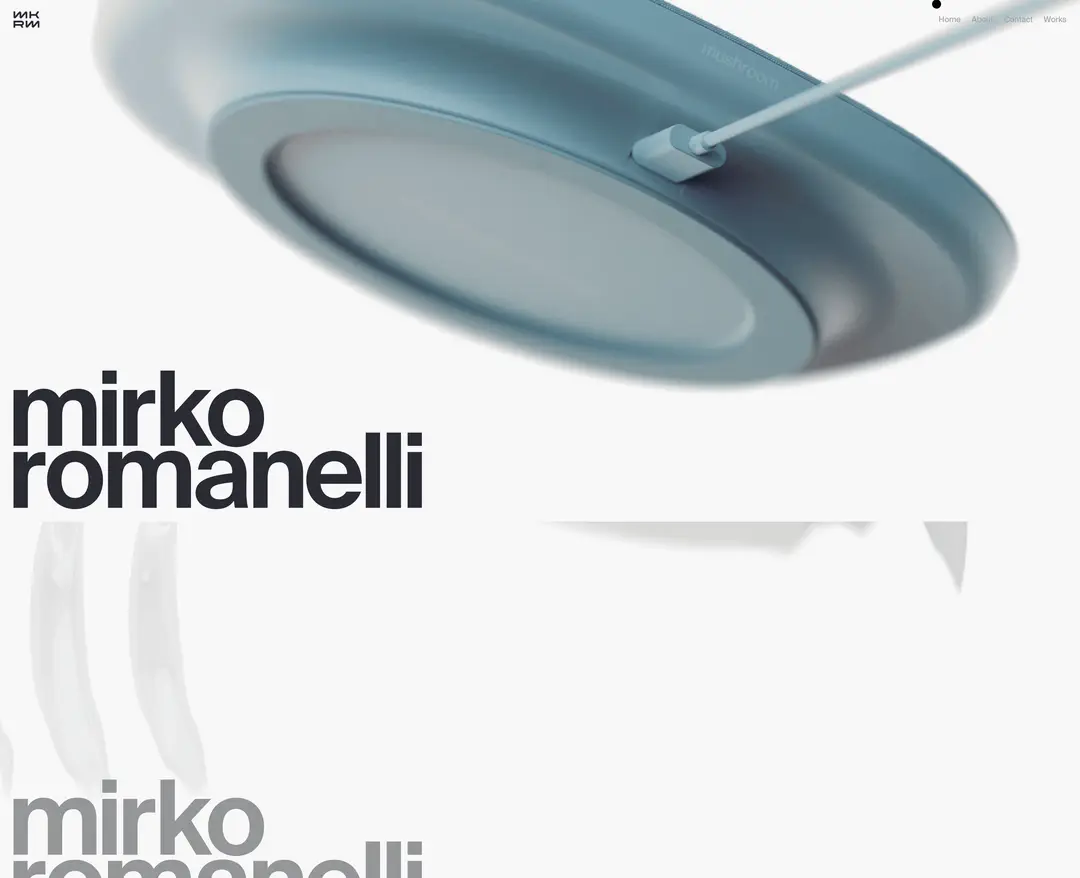 Mirko Romanelli — 기타 포트폴리오 웹사이트 디자인 레퍼런스
