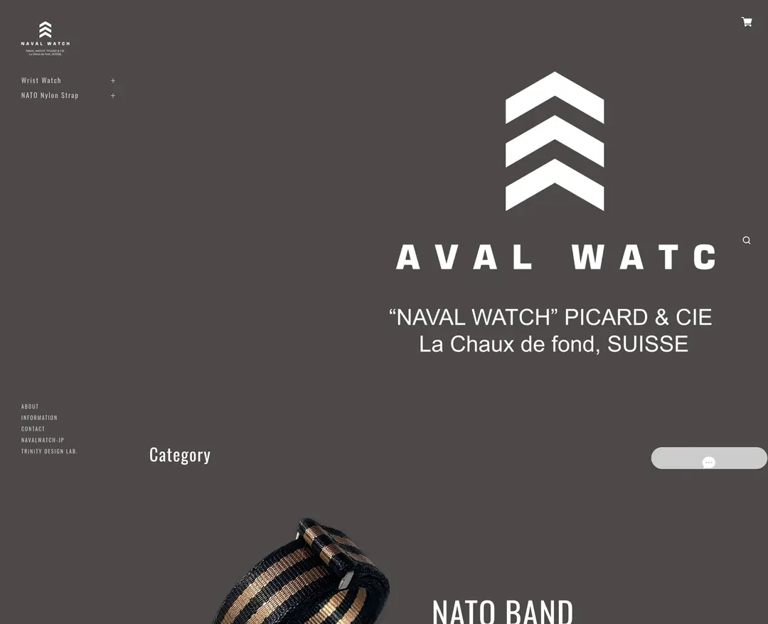 Naval Watch — 패션 쇼핑몰 웹사이트 디자인 레퍼런스